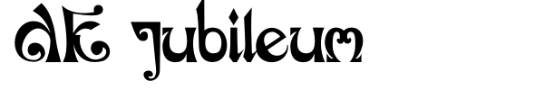 DK Jubileum font preview